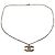 Chanel Collana a catena con logo CC dorato D'oro - vista 3