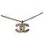 Chanel Collana a catena con logo CC dorato D'oro - vista 4