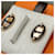 Hermès Mini Maillon Chandelier Earrings Black Rose Gold  - view 3