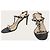 Valentino Schwarze Rockstud Metallic-Sandalen mit Absatz - Ansicht 3