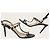 Valentino Schwarze Rockstud Metallic-Sandalen mit Absatz - Ansicht 5