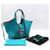 Tod's Mini Borsa Shopper Timeless e Borsa a Spalla Blu  - vista 3