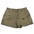 Zadig & Voltaire Pantalones cortos caqui para mujer con parche estampado Castaño