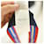 Gucci Sciarpa Twilly in seta a righe Multicolore  - vista 13