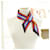 Gucci Sciarpa Twilly in seta a righe Multicolore  - vista 2