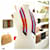 Gucci Sciarpa Twilly in seta a righe Multicolore  - vista 3