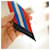 Gucci Sciarpa Twilly in seta a righe Multicolore  - vista 9