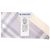 Burberry Sciarpa skinny in seta a quadri da donna Multicolore - vista 6