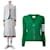 Thom Browne Klassischer Kaschmir-Cardigan Grün - Ansicht 6