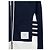 Thom Browne Moletom com capuz e zíper com listras diagonais contrastantes para mulher Azul - vista 10