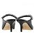 Jimmy Choo Mule con cinturino in cristallo da donna Nero - vista 4