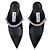 Jimmy Choo Mule con cinturino in cristallo da donna Nero - vista 6