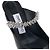 Jimmy Choo Mule con cinturino in cristallo da donna Nero - vista 8