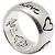 Gucci Anello Blind for Love in argento sterling