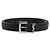 Saint Laurent Cintura Monogram da uomo Nero