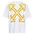 Off White Arrow Kurzarm-T-Shirt Weiß - Ansicht 2