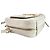 Saint Laurent Mini borsa a tracolla Vicky Toy Camera in pelle lucida avorio Bianco - vista 7