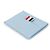 Thom Browne Pebble Grain Leather Card Holder Blue - view 6