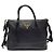 Prada Tote e borsa a tracolla in Vitello Daino con due tracolle Nero