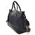 Prada Tote e borsa a tracolla in Vitello Daino con due tracolle Nero - vista 2