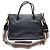 Prada Tote e borsa a tracolla in Vitello Daino con due tracolle Nero - vista 3