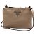 Prada Borsa a tracolla Vitello Phoenix Rosa Beige Marrone