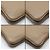 Prada Borsa a tracolla Vitello Phoenix Rosa Beige Marrone - vista 8