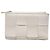 Bottega Veneta Tarjetero Cassette plegado chapado en oro blanco