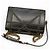 Bolso de hombro Diorama en piel de cordero negra Negro - vista 4