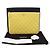Chanel Clutch Yellow Caviar Gold CC Logo Giallo - vista 6