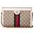 Gucci Borsa a tracolla GG Supreme Ophidia con catena Arancione