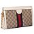 Gucci Borsa a tracolla GG Supreme Ophidia con catena Arancione - vista 2
