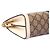 Gucci Borsa a tracolla GG Supreme Ophidia con catena Arancione - vista 5