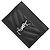 Tarjetero Monogram Saint Laurent Negro
