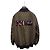 Fendi Chaqueta bomber con parche de logotipo en jacquard Monogram FF Castaño