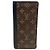 Louis Vuitton Monogram Canvas Macassar Brazza Wallet Long Wallet Silvery