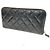 Portafoglio lungo con zip in agnello Chanel Series Marrone - vista 2