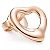 Tiffany & Co Orecchini a lobo Open Heart Rose Gold Arancione - vista 2