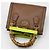 Gucci Mini borsa a tracolla GG Marmont Bamboo Diana Marrone - vista 3