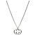 Gucci Collar de plata con eslabones entrelazados