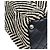 Chanel Bolso tote de tweed con motivo chevron de cebra Multicolor - vista 9