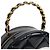Chanel Borsa Tote Black Patent Round Big CC con manico superiore Nero - vista 6
