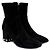 Valentino Botines de Ante Rockstud Negro - vista 3