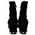 Valentino Botines de Ante Rockstud Negro - vista 4