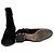Valentino Botines de Ante Rockstud Negro - vista 5