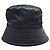 Prada Nylon-Bucket-Hat mit Dreieckslogo Schwarz - Ansicht 4