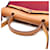 Hermès NEW ZIP Herbag Small Rosso  - vista 5