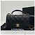 Gucci Mini Caviar Flap Top Handle Nero - vista 2