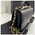 Gucci Mini Caviar Flap Top Handle Nero - vista 4