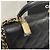 Gucci Mini Caviar Flap Top Handle Nero - vista 5